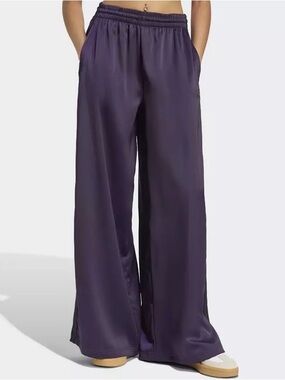 Adidas ADICOLOR SATIN WIDE LEG TRACK PANTS